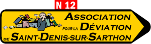 logo de l'Association pour la Déviation de Saint-Denis-sur-Sarthon